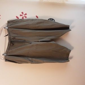 Mountain Lake II, plus size 3X, faded army green color